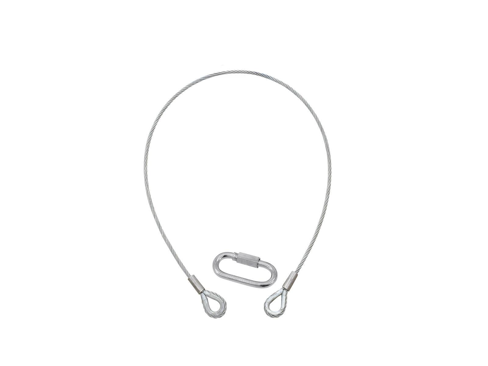 EUROLITE Sicherungsseil B 6x1000mm bis 35kg silber
