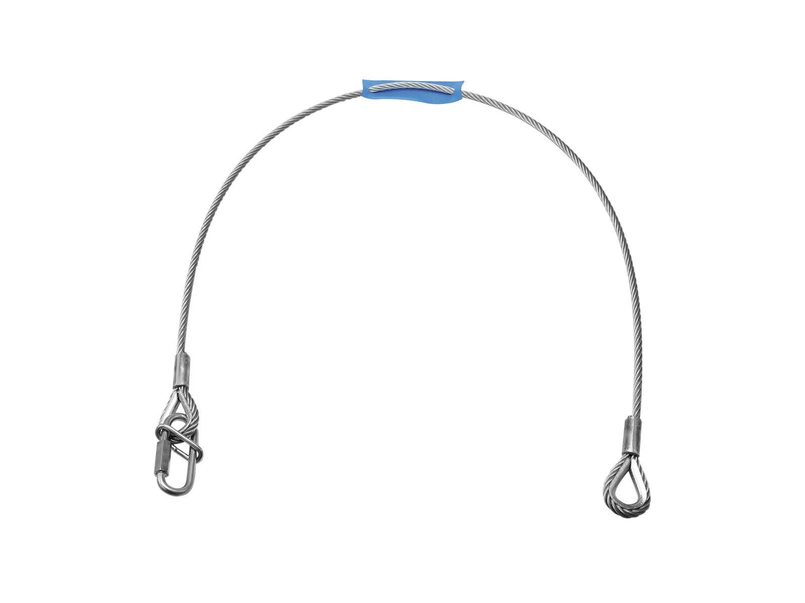 EUROLITE Sicherungsseil UNV-5 3x600mm bis 5kg sil