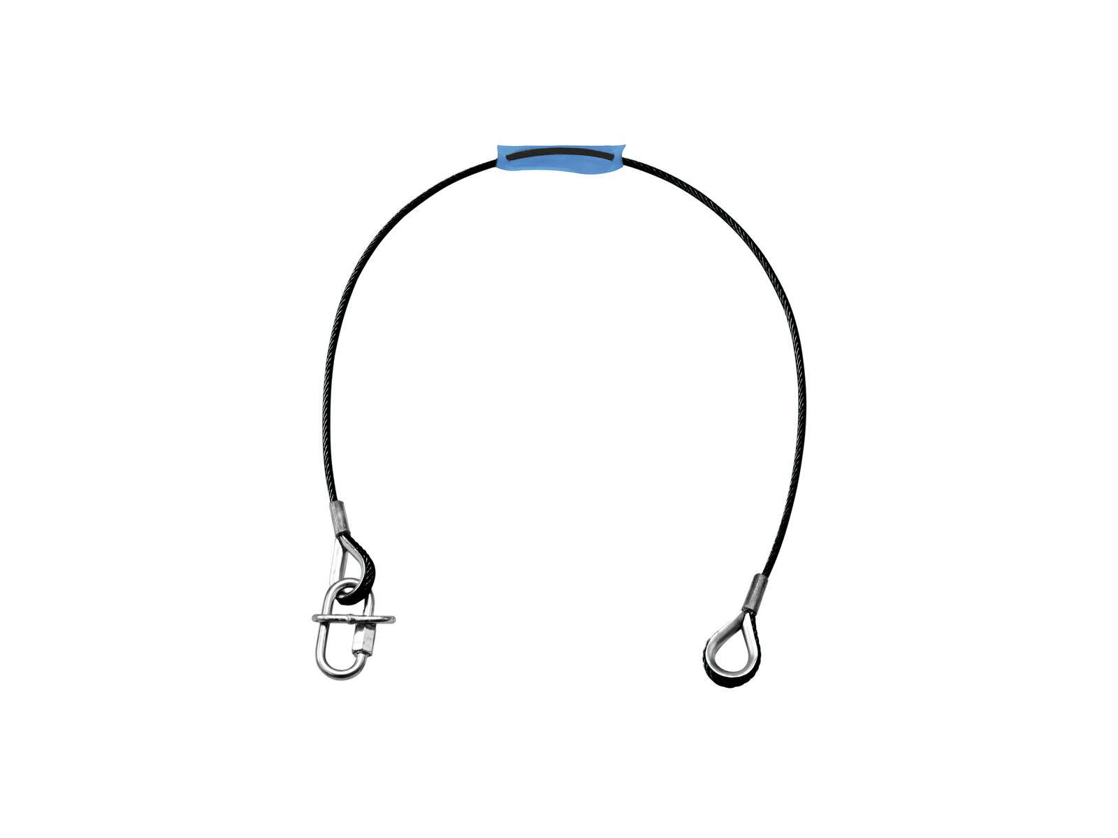 EUROLITE Sicherungsseil UNV-15S 4x1000mm bis 15kg sw