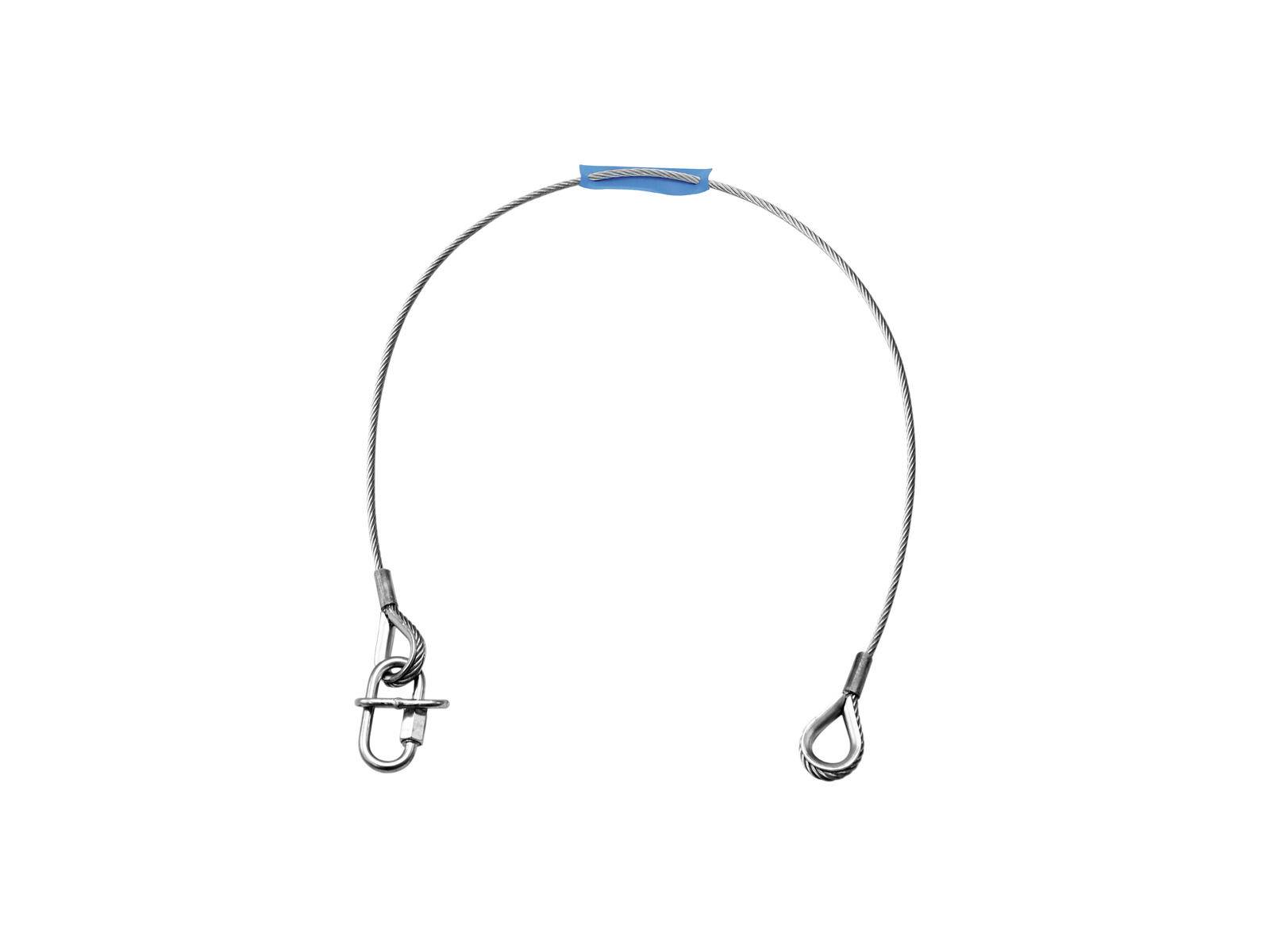 EUROLITE Sicherungsseil UNV-15 4x1000mm bis 15kg sil