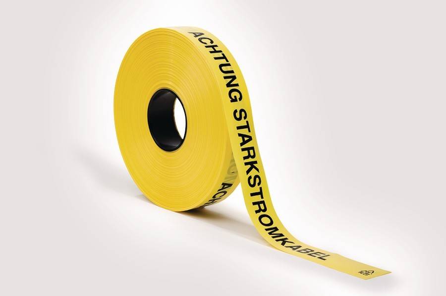 HellermannTyton Trassenwarnband - Achtung TrassenwarnbandPEYE