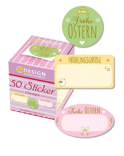 Sticker auf Rolle, Avery 56857