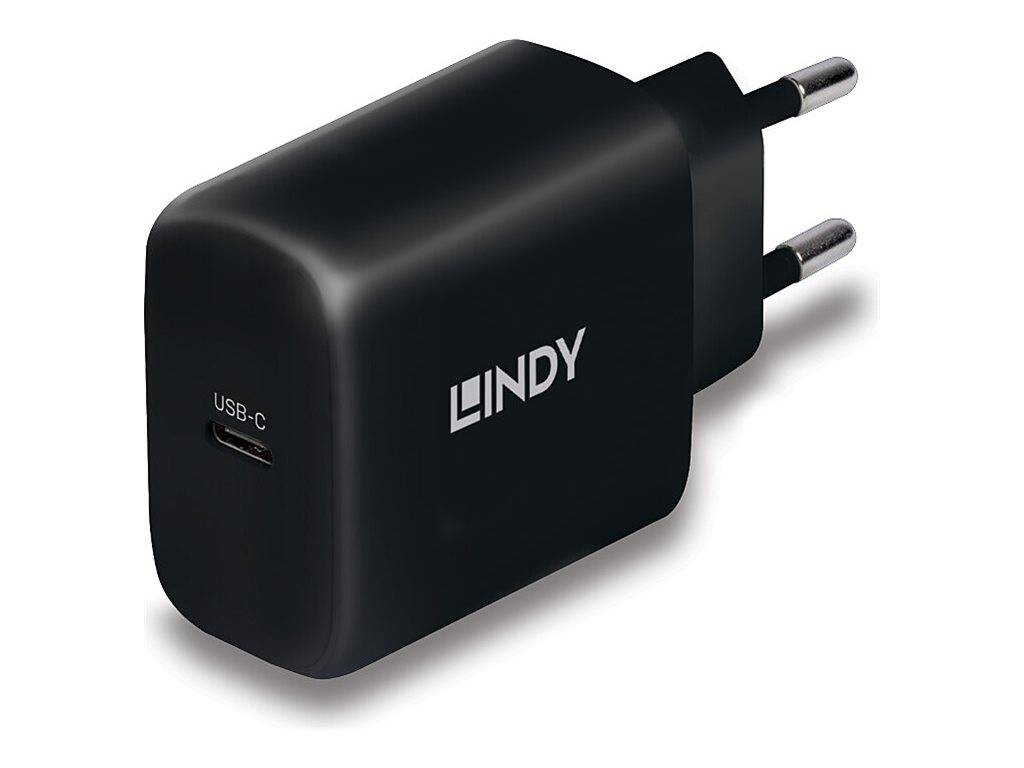 Lindy - Netzteil - GaN - 65 Watt - 3 A - PD 3.0, PD/PPS (24 pin USB-C)