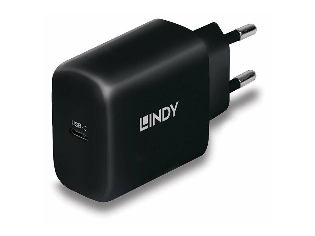 Lindy - Netzteil - GaN - 65 Watt - 3 A - PD 3.0, PD/PPS (24 pin USB-C)