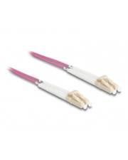 Delock LWL Kabel LC Duplex Multimode OM4 winkelbar 10 m Multimode-Faser Glasfaser