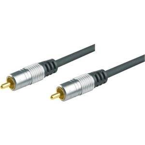 Professional Videokabel, High Quality, vergoldet, 1x Cinch St./St., 1,5 m Hochwertiges Koaxialkabel für eine optimale