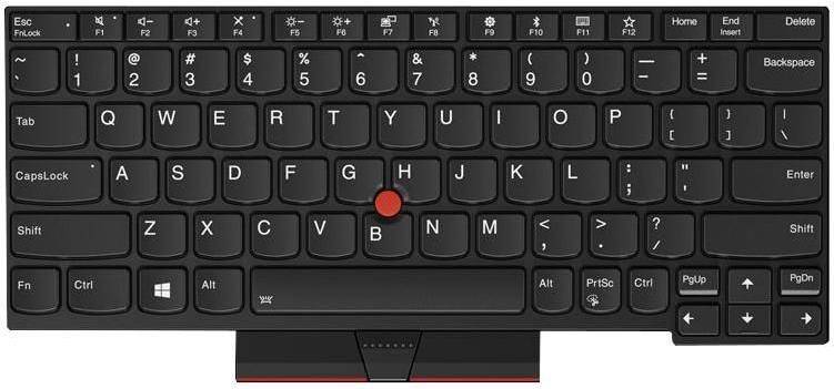 Lenovo Keyboard Shrunk ASM BL UK/Engl Tastatur (FRU01YP068) (FRU01YP068)