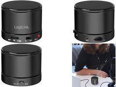 LogiLink Bluetooth Lautsprecher mit MP3-Player und FM Radio SP0062