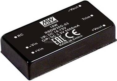 MEAN WELL RSDW20F-03 Netzteil & Spannungsumwandler (RSDW20F-03)