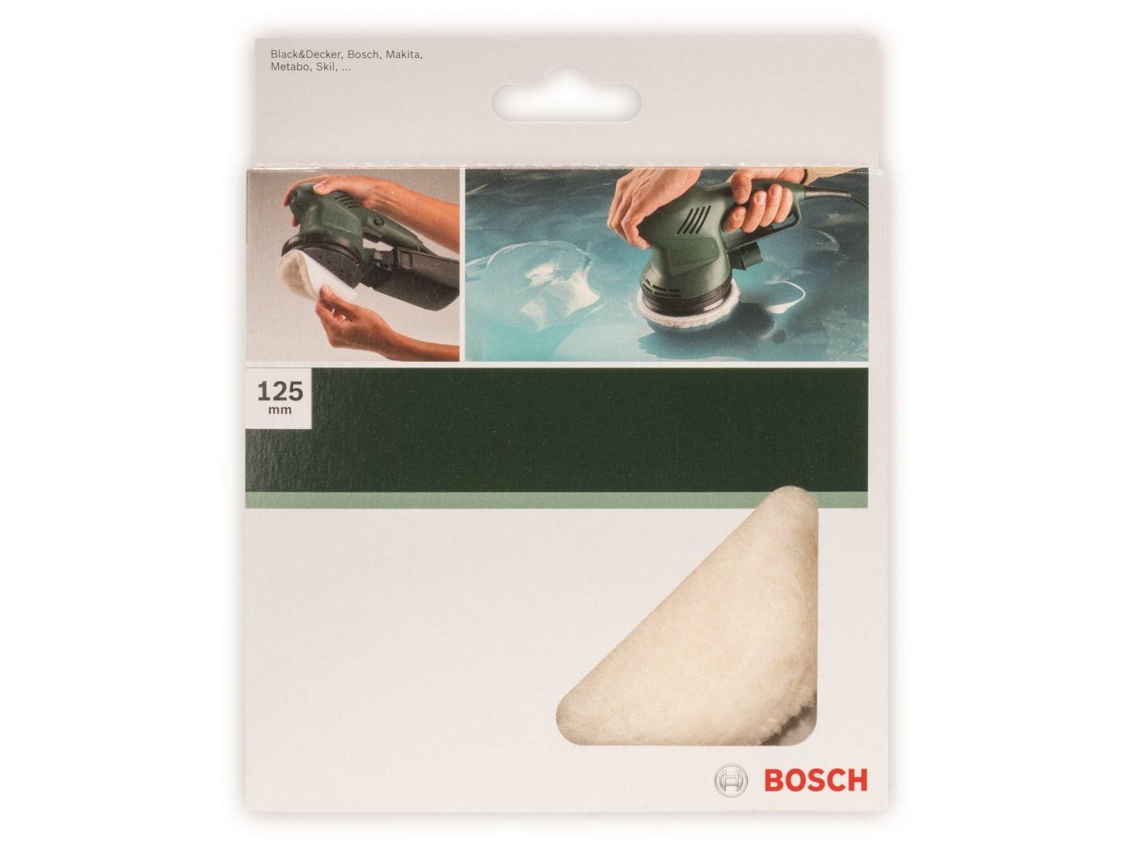 BOSCH Polierhaube für Exzenterschleifer, 125 mm