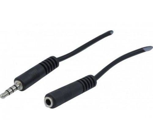 Audiokabel Verlängerung, 1x 3,5 mm Klinkenstecker 1 x 3,5 mm Stereo Klinkenbuchse, 2,0 m