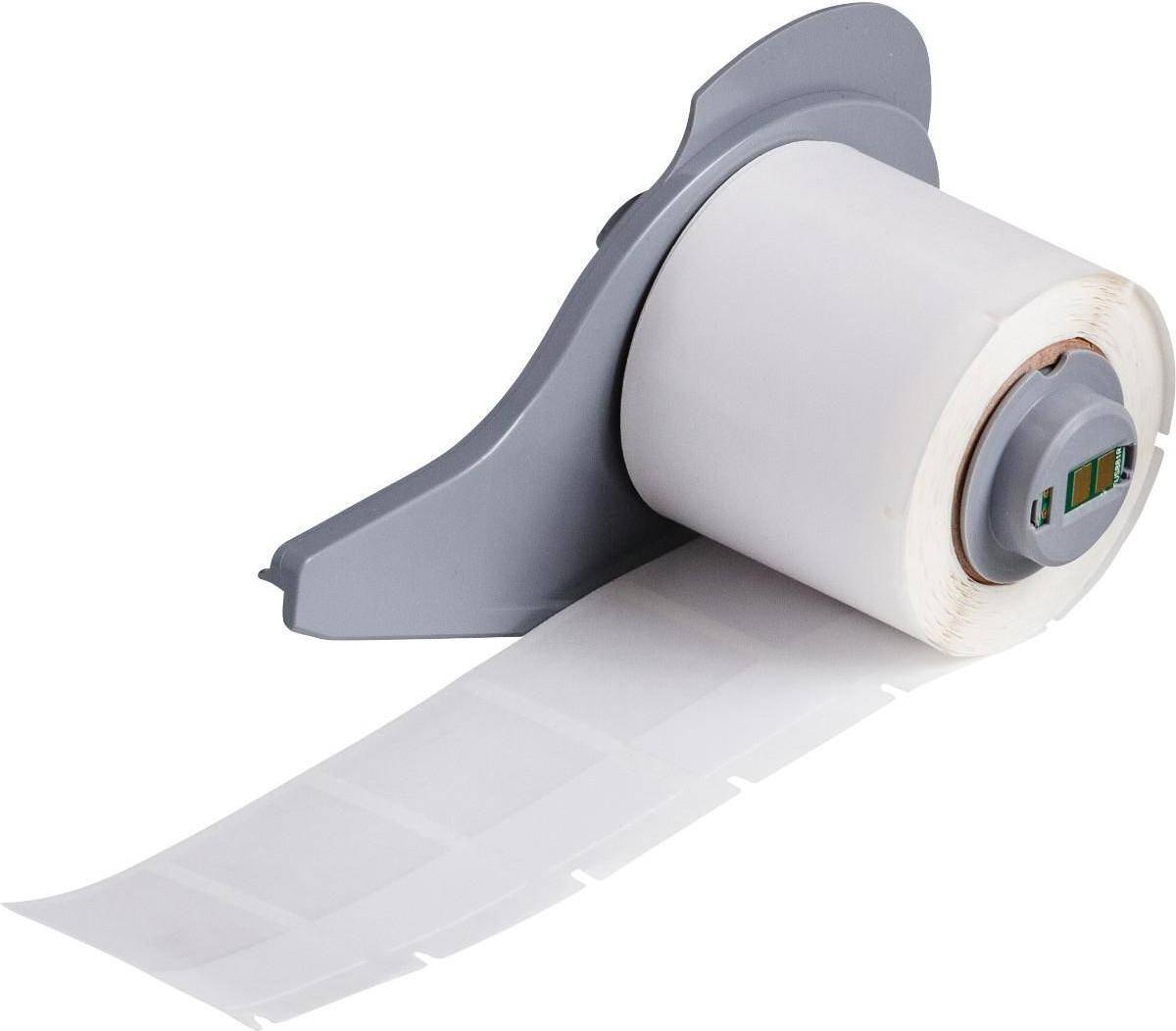 Brady, M7-31-427, Vinyl, selbstlaminierend, Weiß/Transparent, matt, 25.40 x 12.70(38.10) mm, für Kabeldurchmesser von