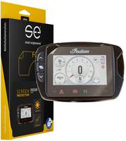 Ein iNOVA-Motorrad-Displayschutz-Paket mit einem montierten digitalen Anzeigedevice an der Vorderseite, das einen tachometerähnlichen Bildschirm und seitliche Tasten aufweist.