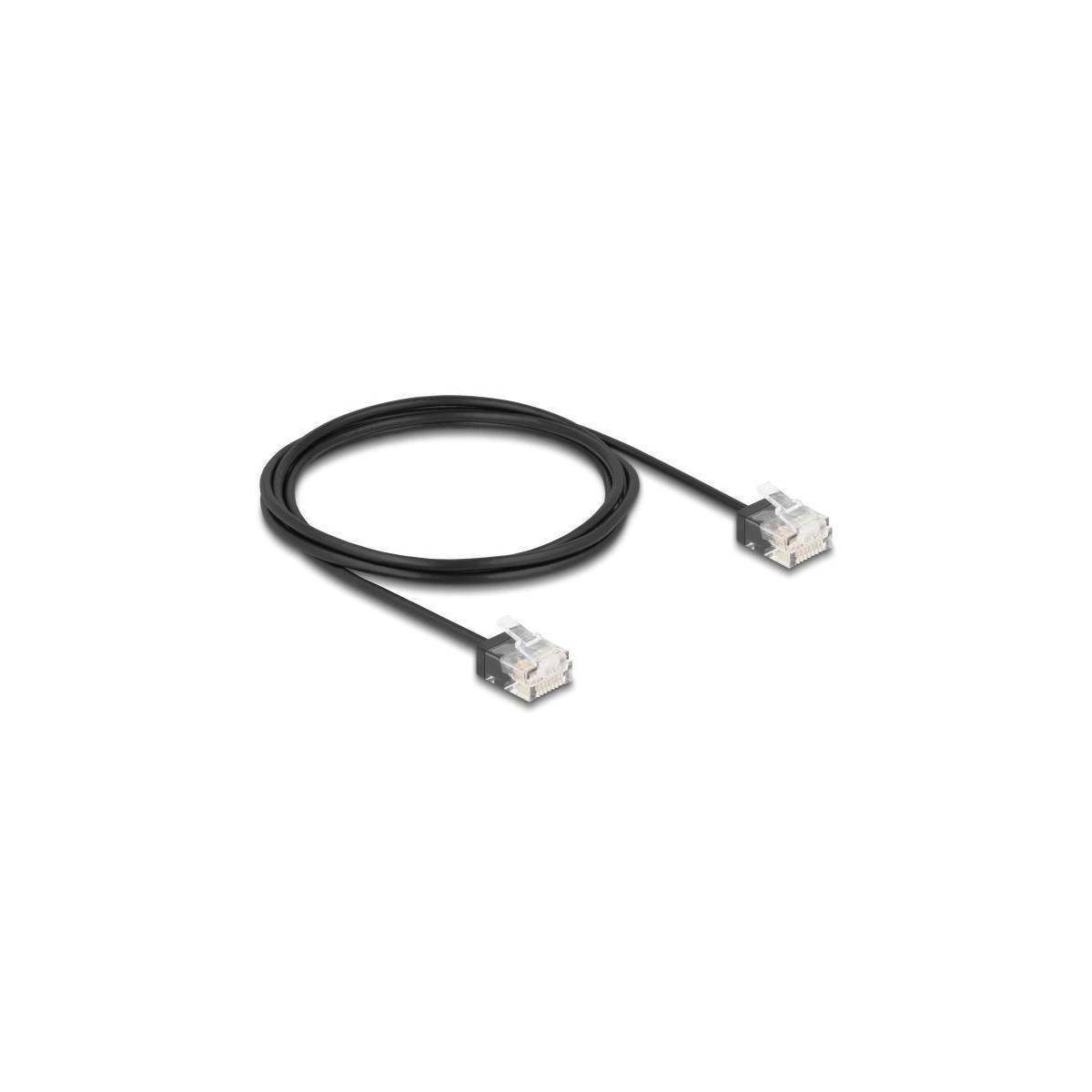 80372 - Netzwerkkabel RJ45, UTP, 2m, schwarz