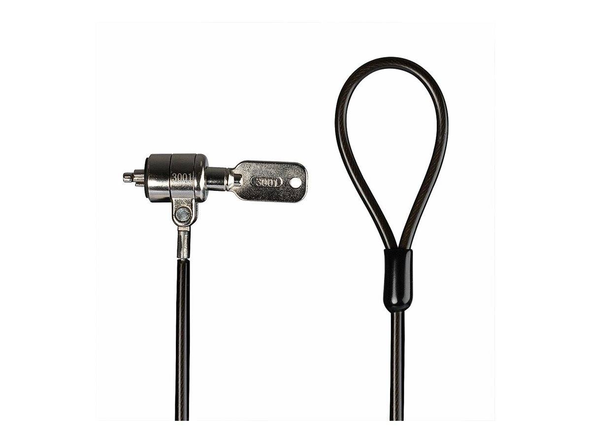 Lindy - Sicherheitskabelschloss - durchsichtig schwarz