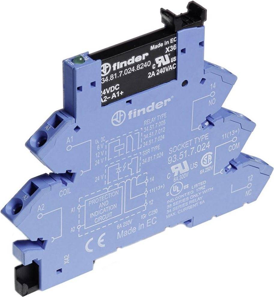 Finder 38.91.7.024.9024 Schaltspannung 24 V/DC (38.91.7.024.9024)