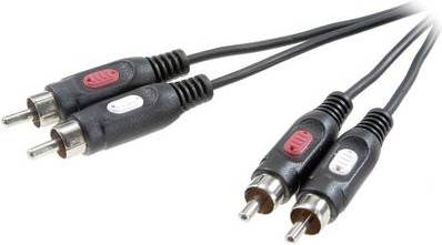 SpeaKa Professional Cinch Audio Anschlusskabel [2x Cinch-Stecker