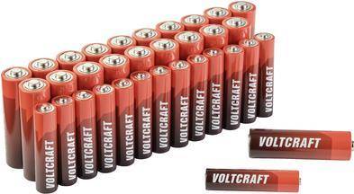 VOLTCRAFT Batterie-Set Mignon, Micro 34 St