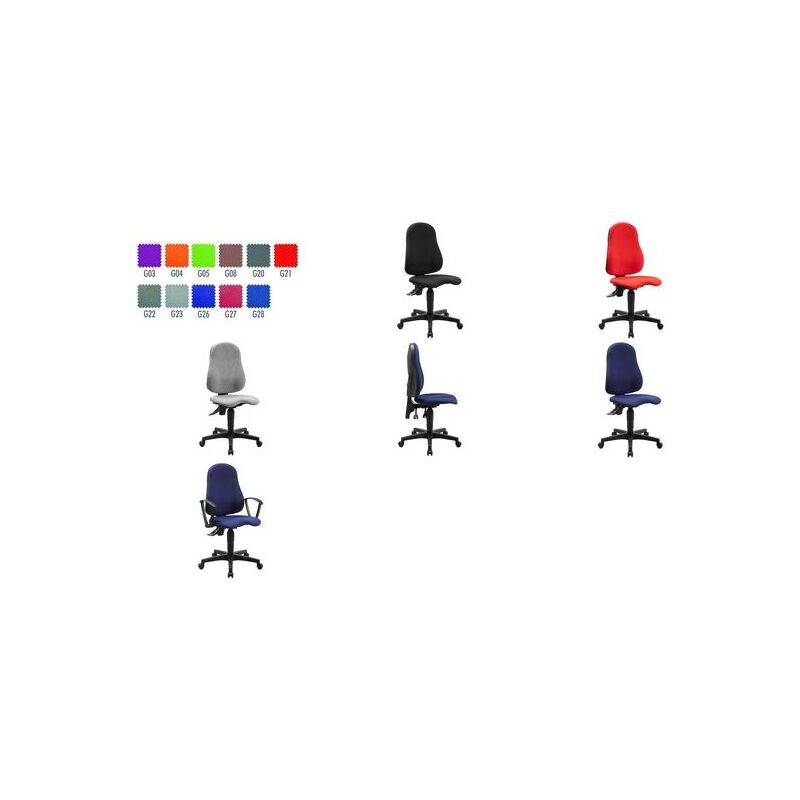 Topstar Bürodrehstuhl "Ortho Point", blau