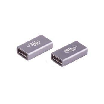 USB-C 4.0 ProSeries Adapter, USB4 40Gbit s, PD 240W, DP 2.0, Metallgehäuse - Auswahl: Buchse/Buchse
