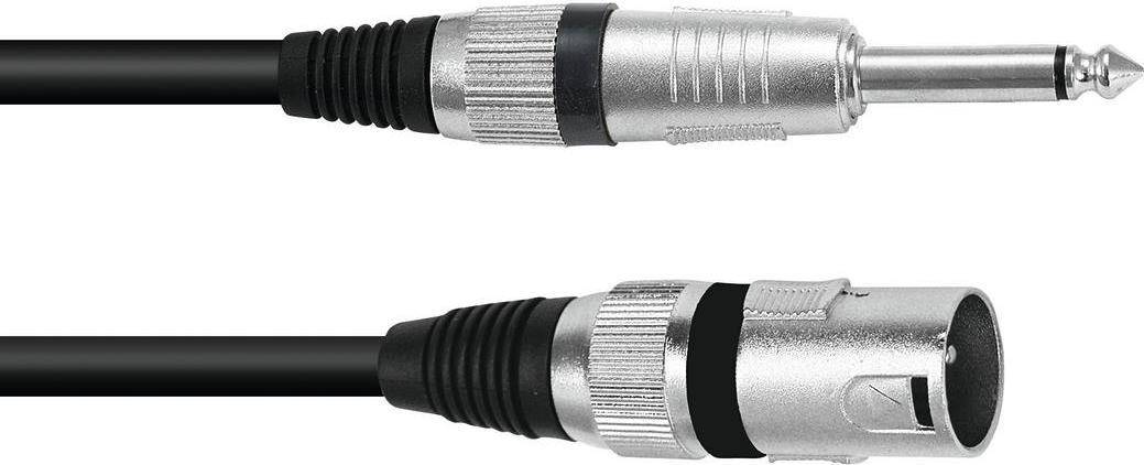Omnitronic 3022519B XLR Adapterkabel [1x XLR-Stecker 3 polig