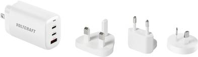 VOLTCRAFT USB-Ladegerät VC-13729645 Reiseladeadapter Innenbereich Ausgangsstrom (max.) 3.25 A 3 x USB-A, USB-C® USB