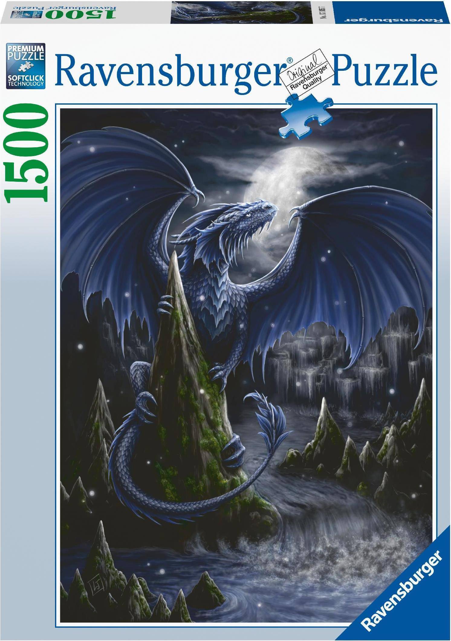 Ravensburger The Dark Blue Dragon 1500p (10217105) (10217105)
