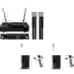 OMNITRONIC Set UHF-E2 Funkmikrofon-System + 2x BP + 2x Lavaliermikrofon 531.9/534.1MHz (20000978)