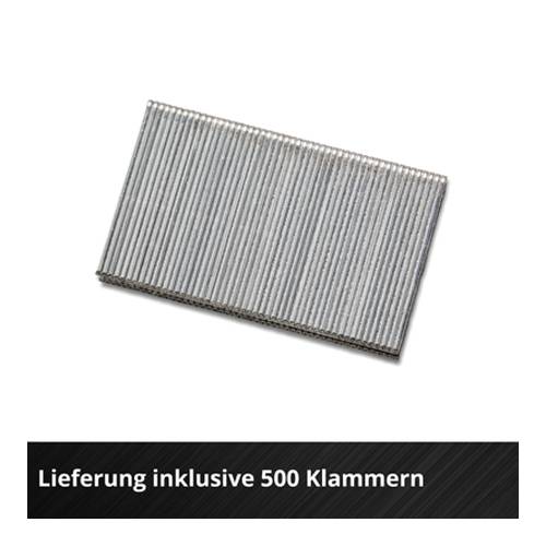 EINHELL FIXETTO 18/38 S - Akku-Tacker (Schuss pro Minute 60 | Magazinkapazität 100 Stück | inkl. Klammern)