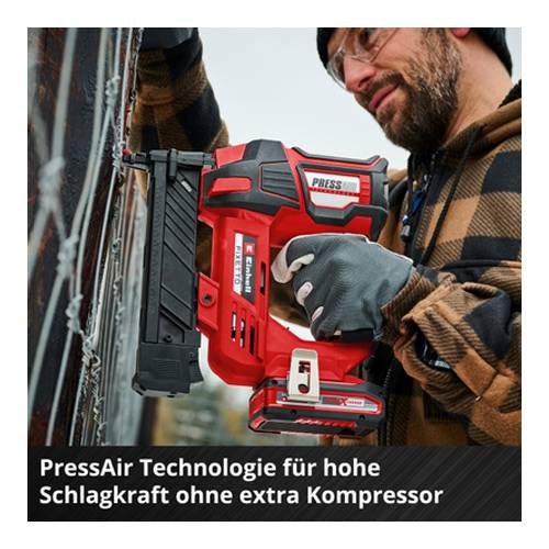 EINHELL FIXETTO 18/38 S - Akku-Tacker (Schuss pro Minute 60 | Magazinkapazität 100 Stück | inkl. Klammern)