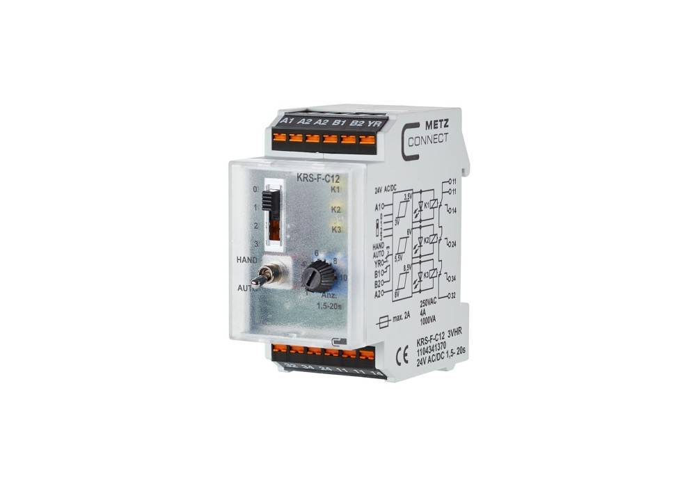 Metz Connect KRS-F-C12 3VHR 24 V AC/DC 1104341370