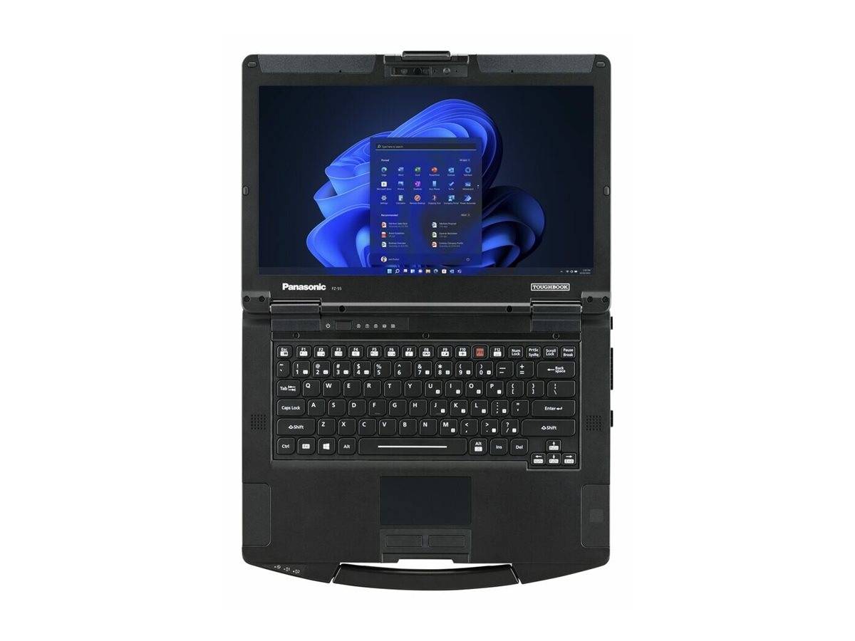Panasonic Toughbook 55 - Robust - Intel Core i5 1345U - Win 11 Pro - Intel Iris Xe Grafikkarte - 16 GB RAM - 512 GB SSD
