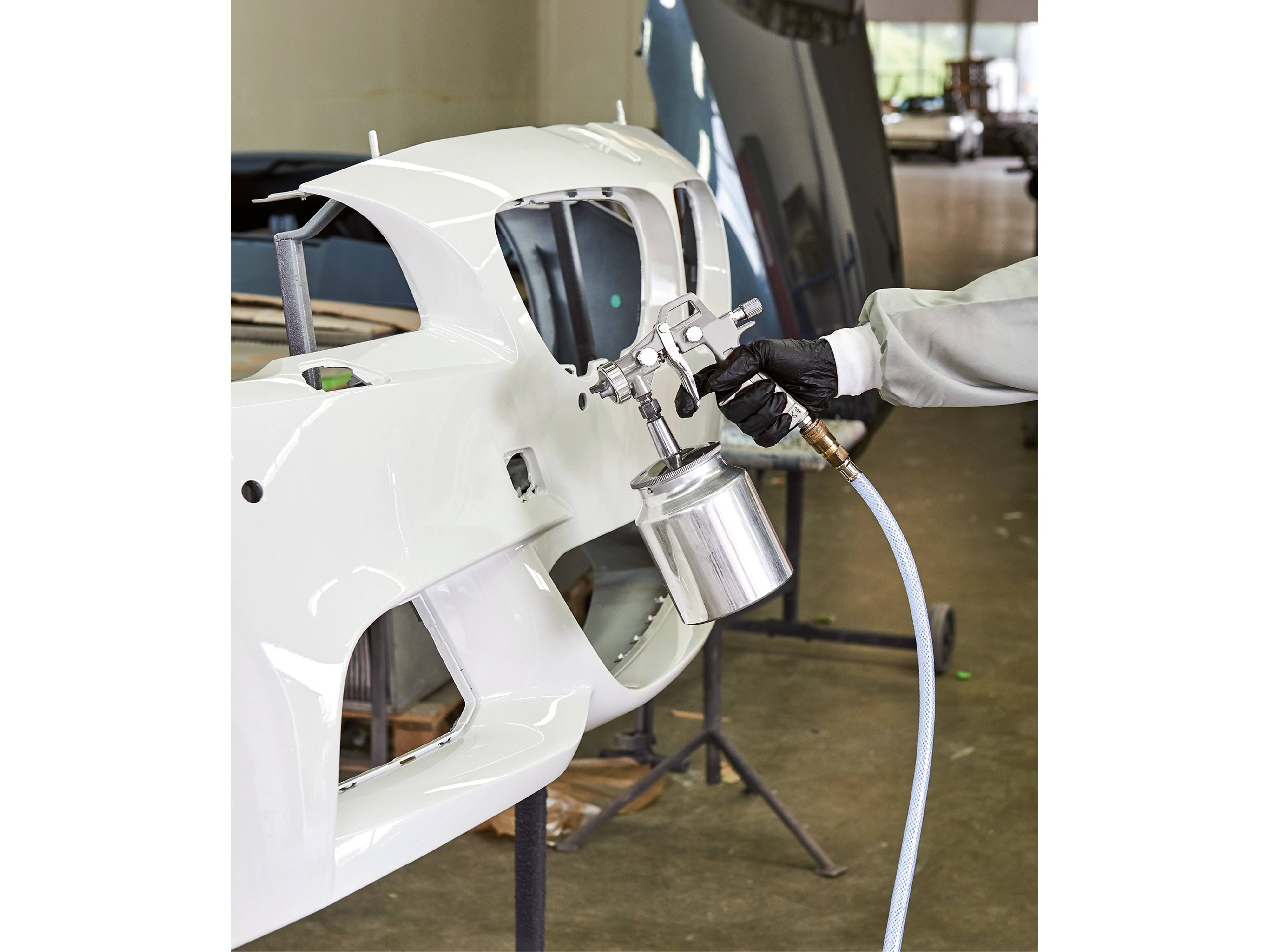 EINHELL Druckluft-Farbspritzpistole mit Saugbecher, 1 L