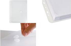 ELBA Prospekthülle mit Dehnfalten, DIN A4, PP, 0,2 mm genarbt, transparent, rechts offen, mit Verschlussklappe,