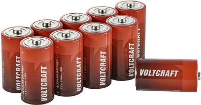 VOLTCRAFT Industrial LR14 Baby (C)-Batterie Alkali-Mangan 8000 mAh 1.5 V 10 St