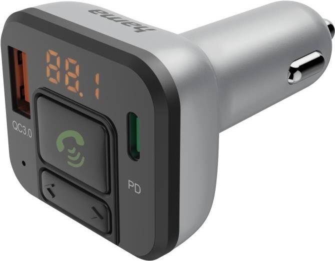 Hama FM-Transmitter mit Bluetooth®- und Freisprechfunktion (00014169)