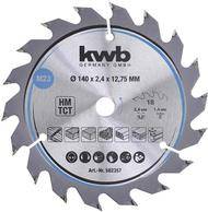 kwb 582357 Hartmetall Kreissägeblatt 140 x 12.75 mm 1 St