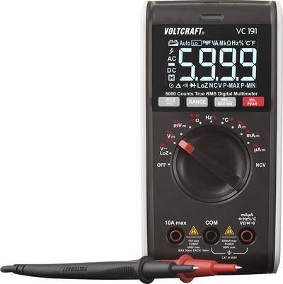 VOLTCRAFT VC191 Hand-Multimeter digital CAT III 600 V Anzeige (Counts): 6000 (VC-12232375)