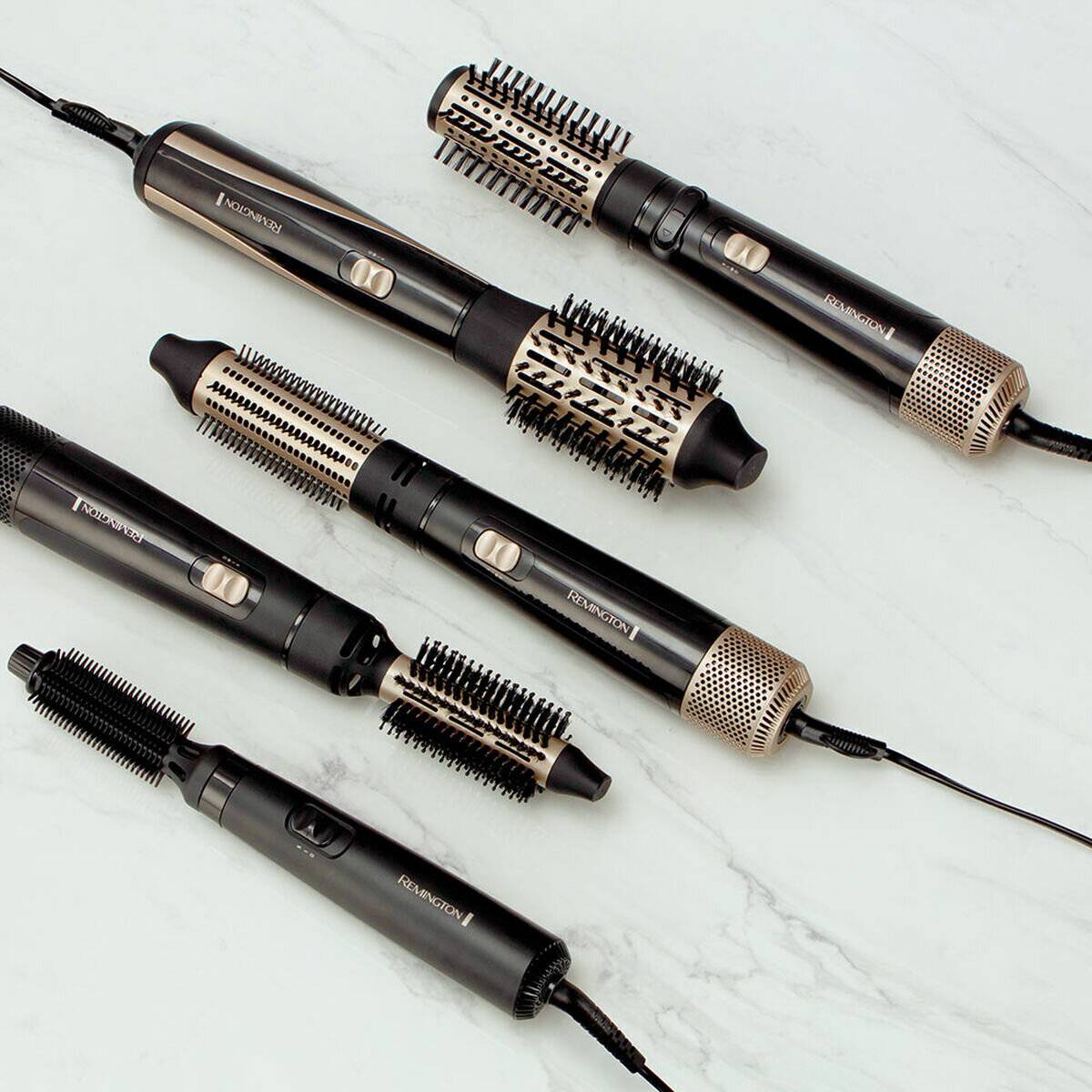 Remington - Blow Dry & Style Pflegende Warmluft-Lockenbürste Set