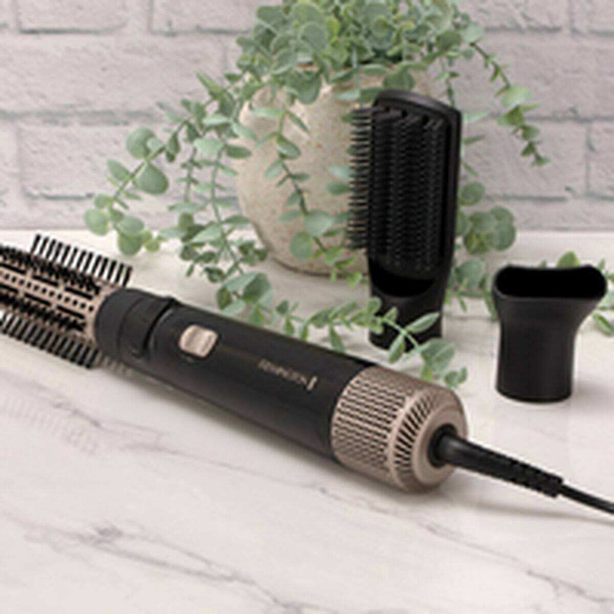 Remington - Blow Dry & Style Pflegende Warmluft-Lockenbürste Set