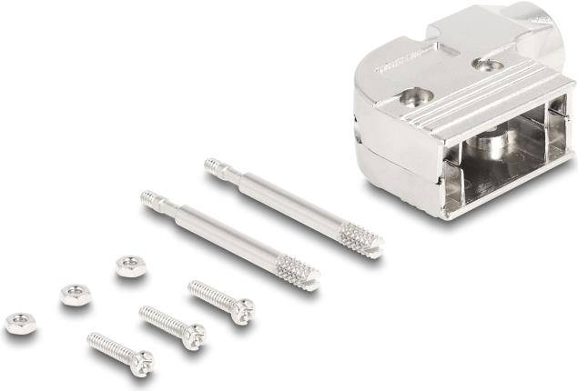 Delock D-Sub 9-poliges Steckergehäuse - 90° - angled