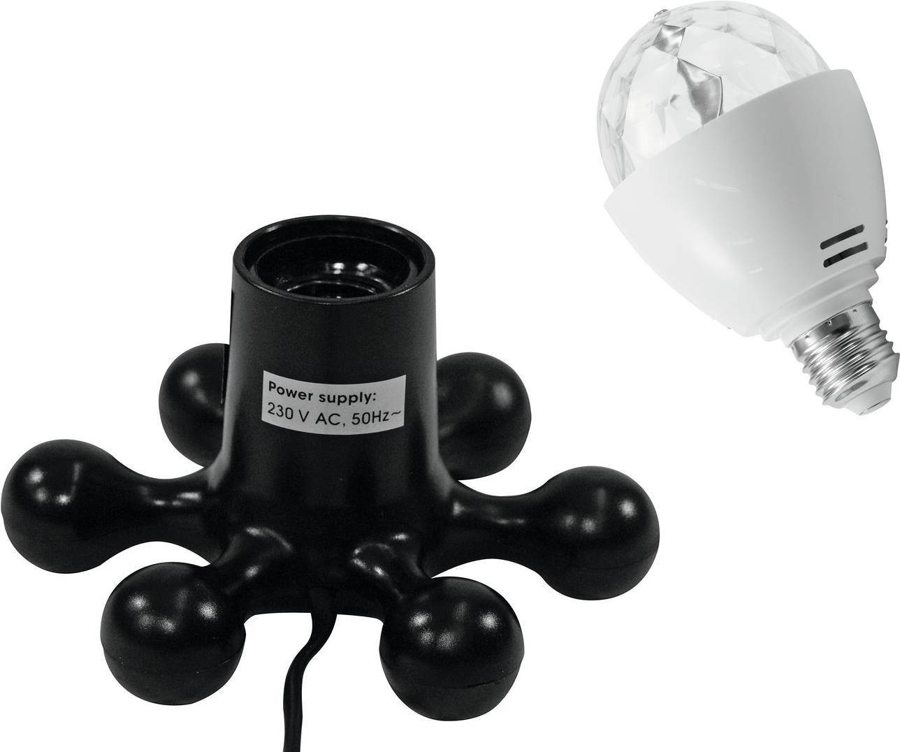 EUROLITE Set LED BC-1 RGB + Hexopus Fassung schwarz (20000613)