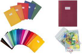 HERMA Heftschoner, DIN A4, aus Papier, rosa mit Beschriftungsfeld, aus 100 % Recycling Papier