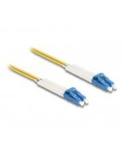 Delock 88068 - LWL Kabel LC Duplex Singlemode OS2 winkelbar 0.5 m - Kabel - Sing
