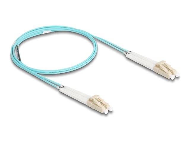 Delock - Netzwerkkabel - LC Multi-Mode (M) gewinkelt zu LC Multi-Mode (M)