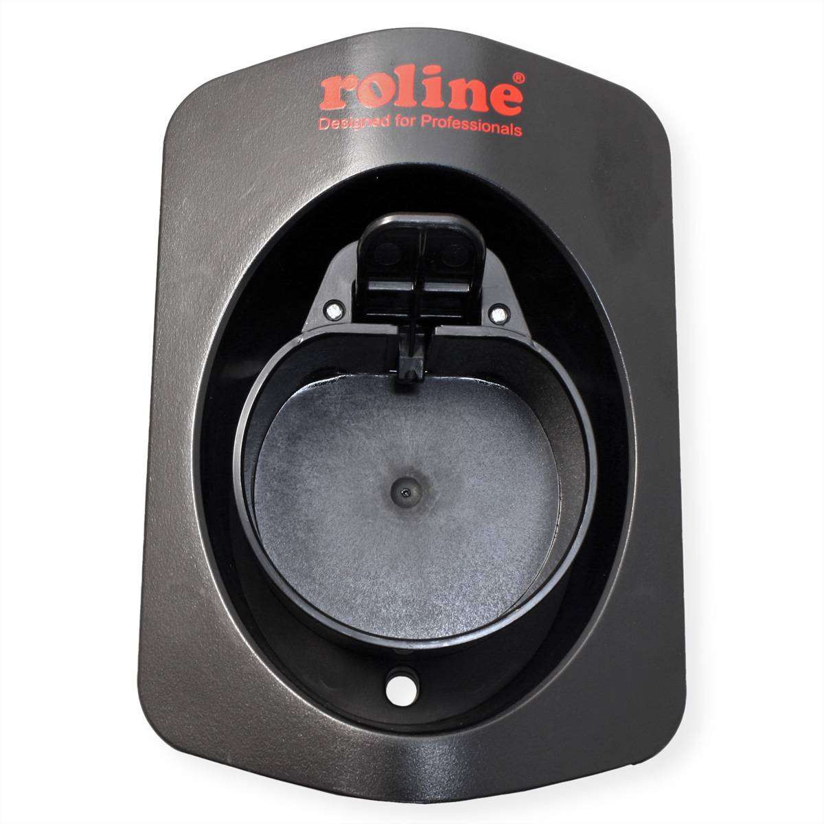 ROLINE Wandhalterung für E-Auto-Ladekabel, mit Kabelablage und Sperrmechanismus