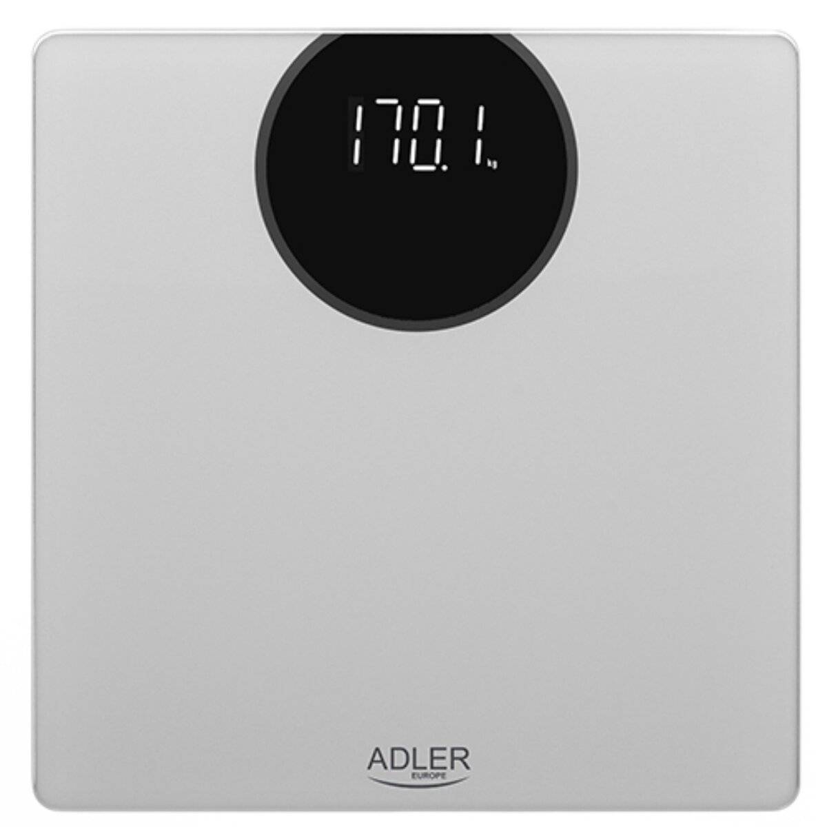 Adler AD 8175 Personenwaage mit LED-Display, bis 180 kg - rutschfest & digital