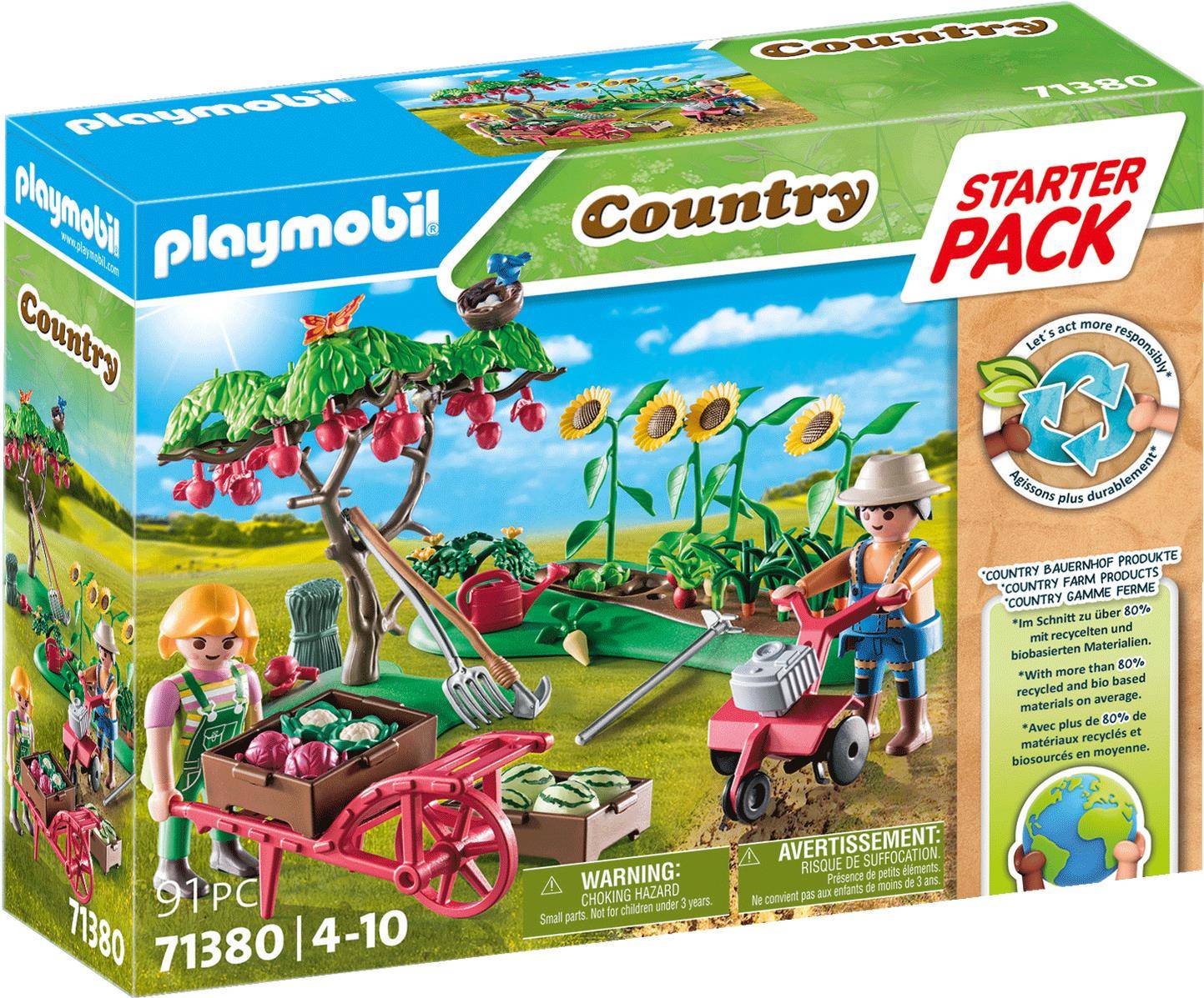 Playmobil Country Starter Pack Farm Vegetable Garden