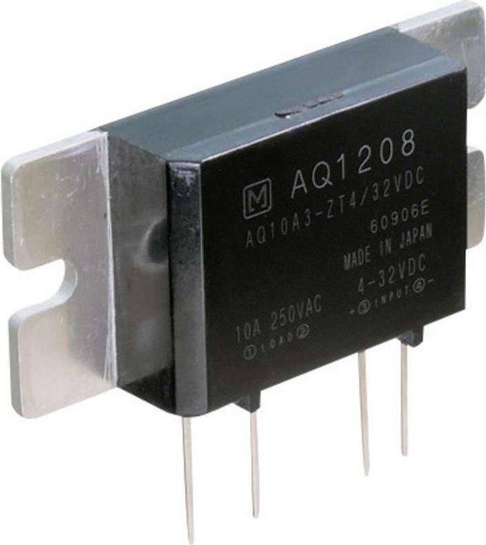 Panasonic Halbleiter-Relais AQ1-Serie 10 A AQ10A2ZT432 Last-Strom (ohne/mit Kühlkörper) 5 A/10 A Schaltspannung 250 V/AC