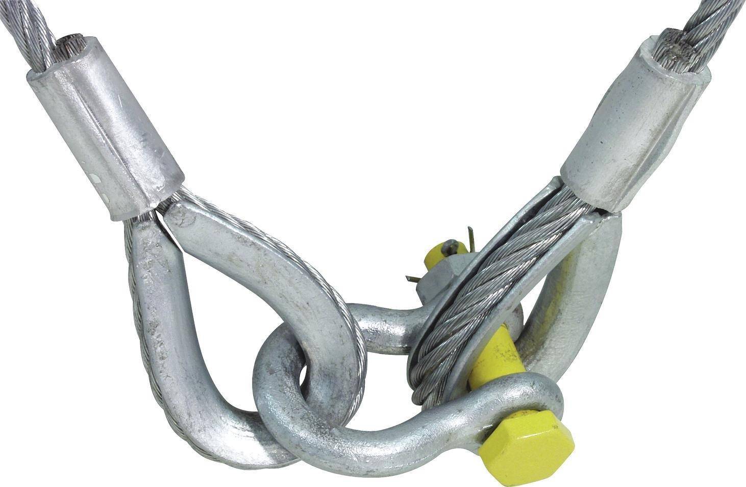 Sicherungsseil 1000x10mm m.Schäkel bis400kg (58010490)